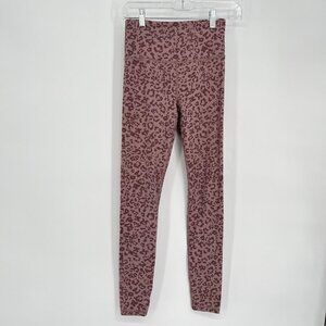 Athleta‎ Elation Ultra High Rise Tight Cheetah Print Leggings Size XS